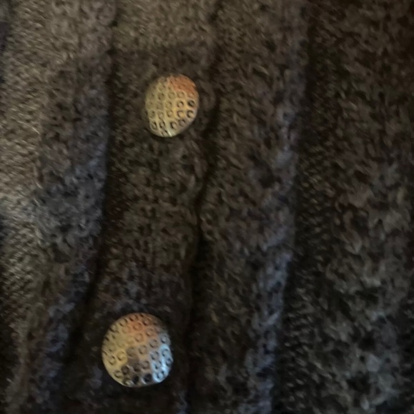 Lost Horizon Women Sweater Button Up 100% Wool Handmade Rare To Find fair trade - Picture 2 of 15